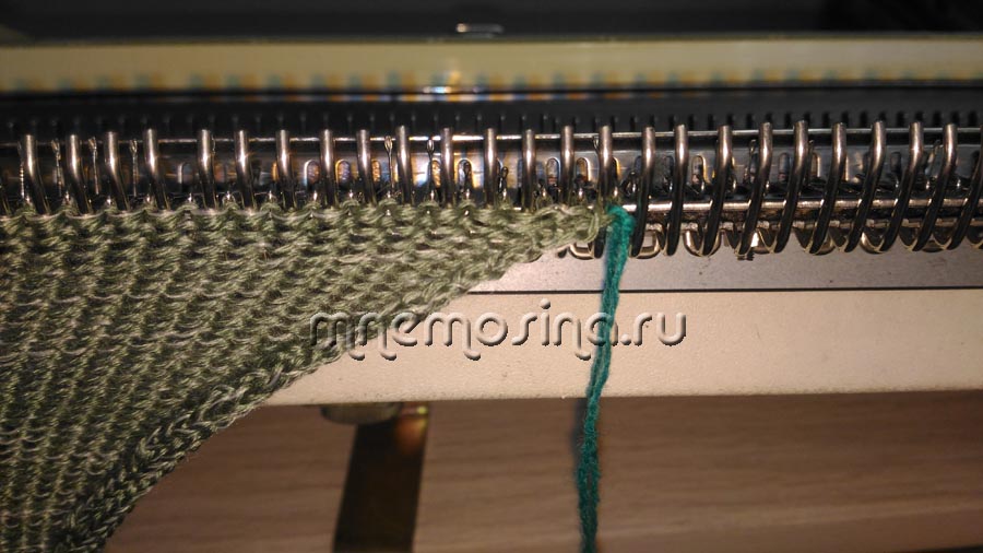 делаем маячки контрастной нитью делаем маячки контрастной нитью