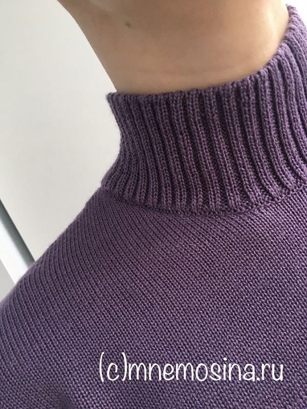 теневой рисунок на мужском свитере 3 мужской свитер детали горловинам