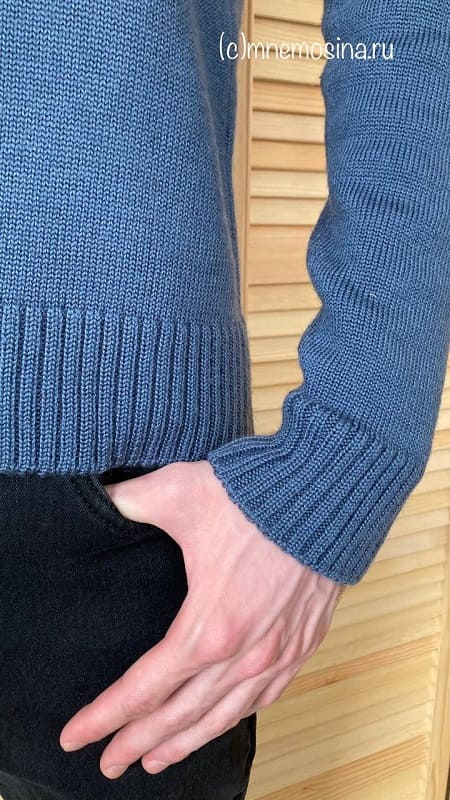 мужской свитер детали 