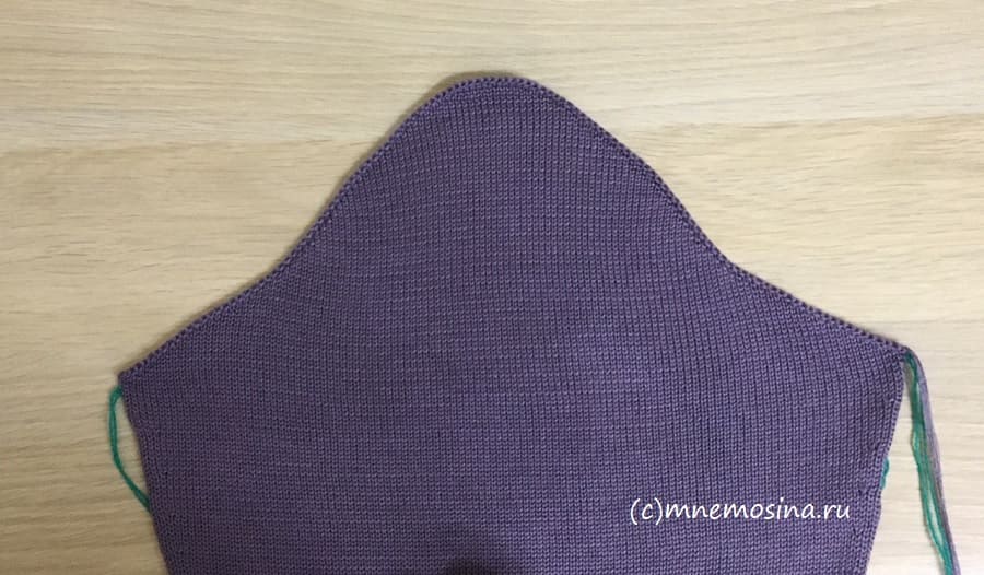 окат втачного рукава мужского свитера