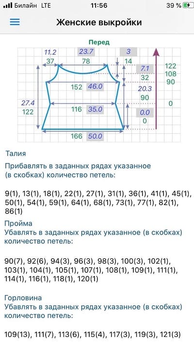 выкройка для топа 