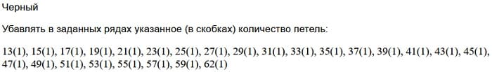 убавление петель со стороны горловины капюшона убавление петель со стороны горловины капюшона