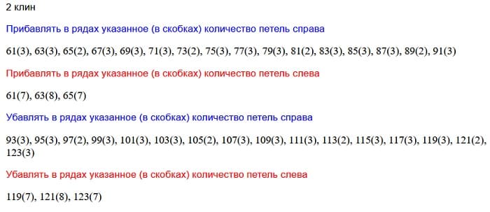 убавление и прибавление петель 2 клина берета убавление и прибавление петель 2 клина берета