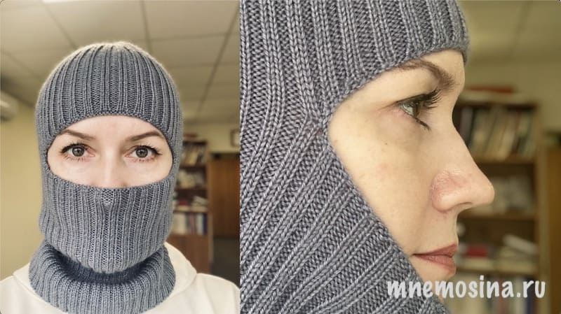 вязаная балаклава в готовом виде вязаная балаклава в готовом виде