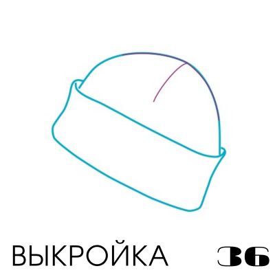 Расчет вязания. Выкройка 36 Шапка 4 клина, настройка выкройки