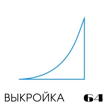 Расчет вязания. Выкройка 64. Прибавление петель по прямой