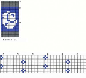 узор и схема для вязания