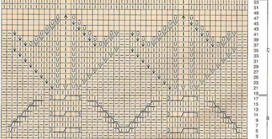 схема для вязания