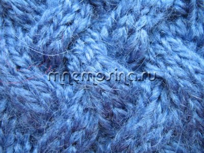 Плетеный узор для вязания спицами. Узор для вязания 50